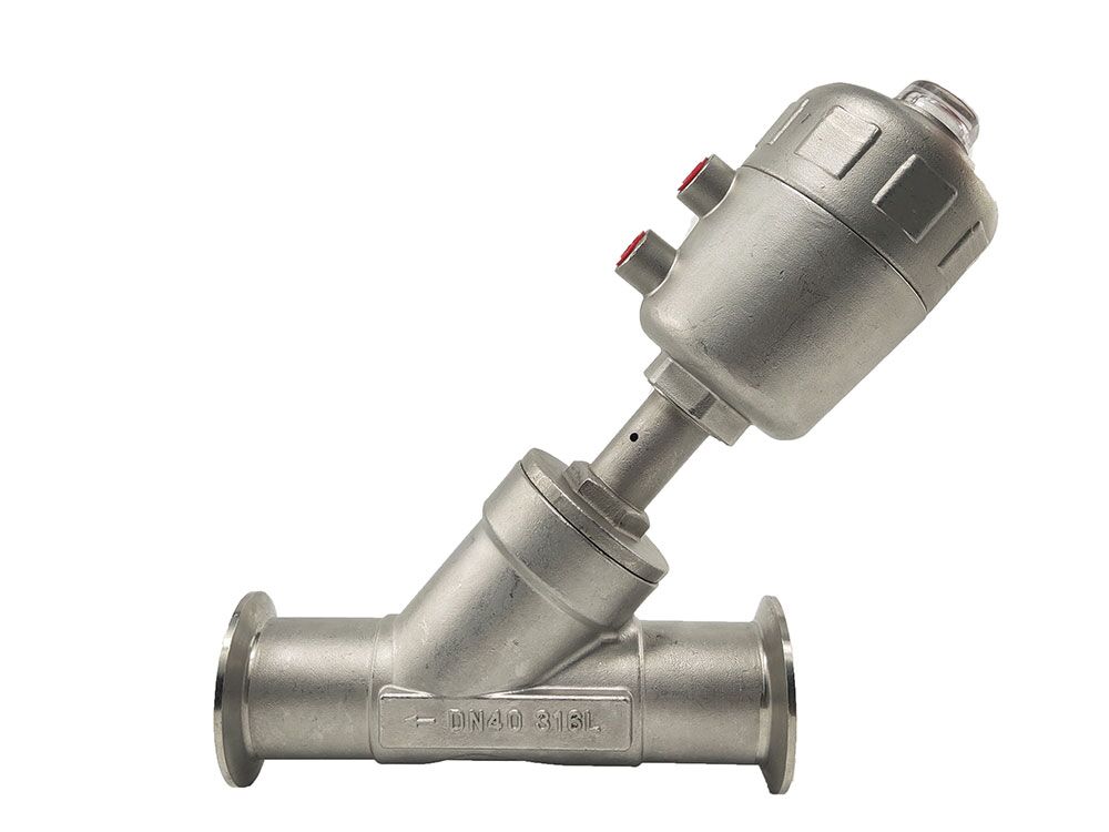 Quick Installation Pneumatic Angle Seat Valve